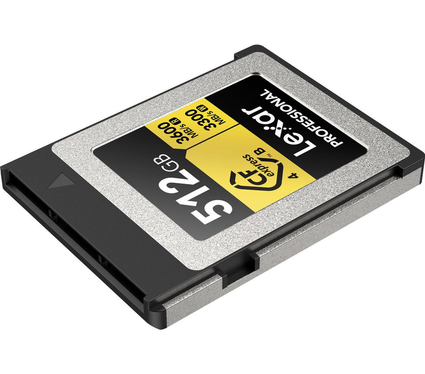 Lexar CFexpress Pro Type B Gold 4.0 Series 512GB - R3600/W3300MB/s