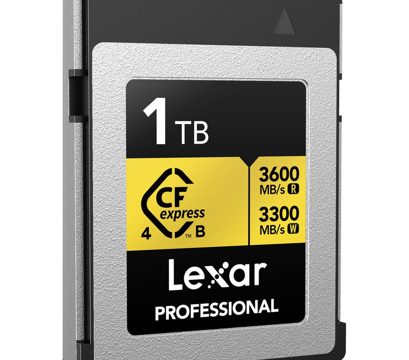 Lexar CFexpress Pro Type B Gold 4.0 Series 1TB - R3600/W3300MB/s