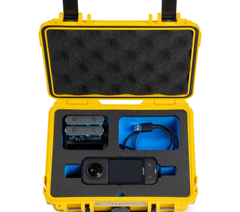 B&W Action Case PP.23 For Insta360 X3 - Yellow
