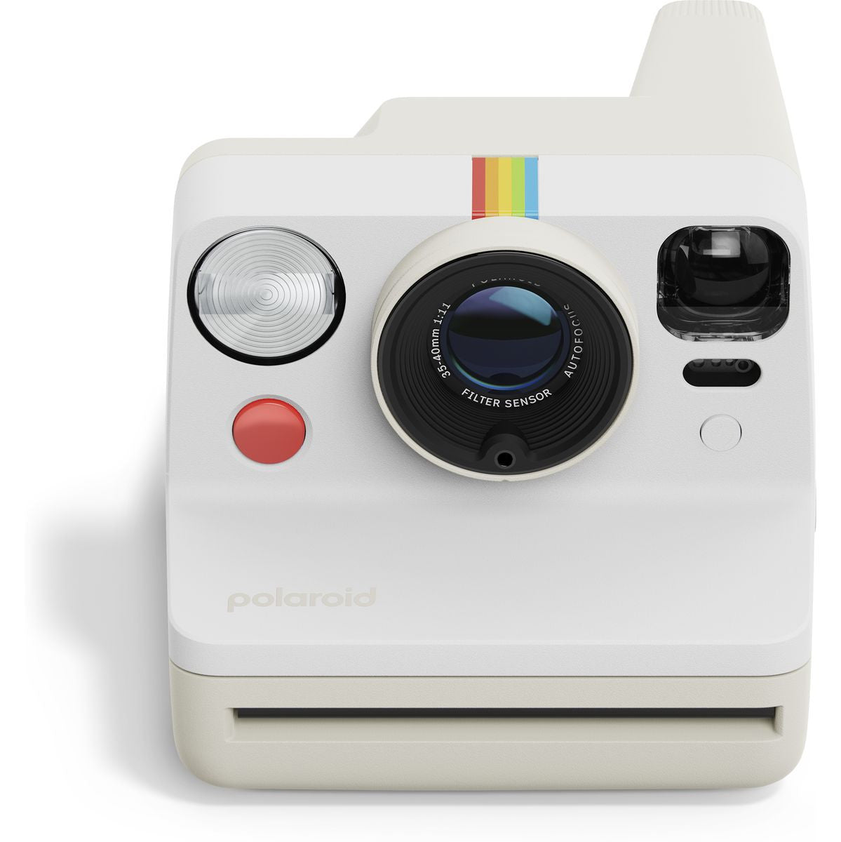 Polaroid Now Gen 3 Pebble White + Colour Film Bundle (8 Photos)