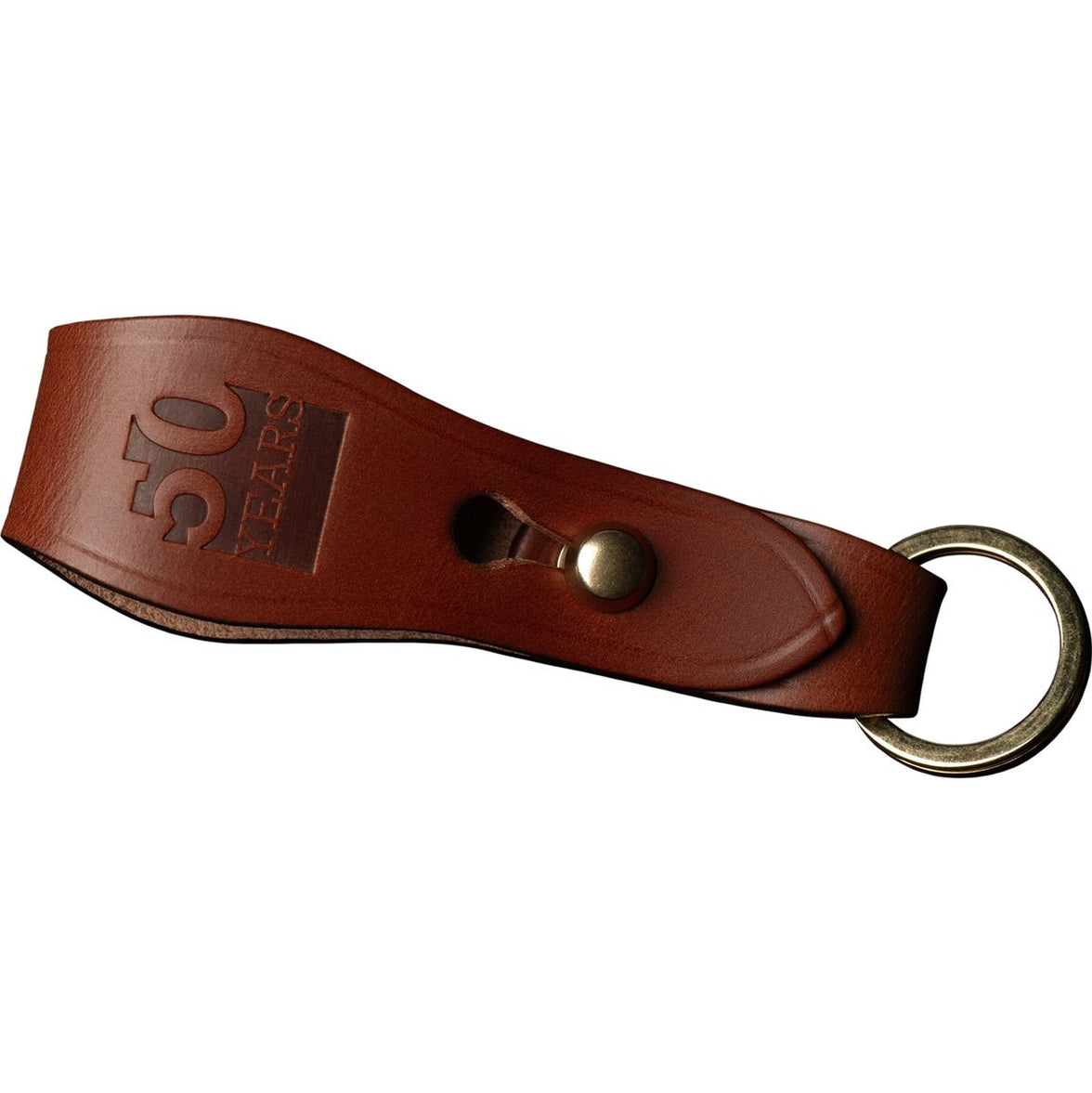 Billingham 50TH Belt Key Fob - Tan