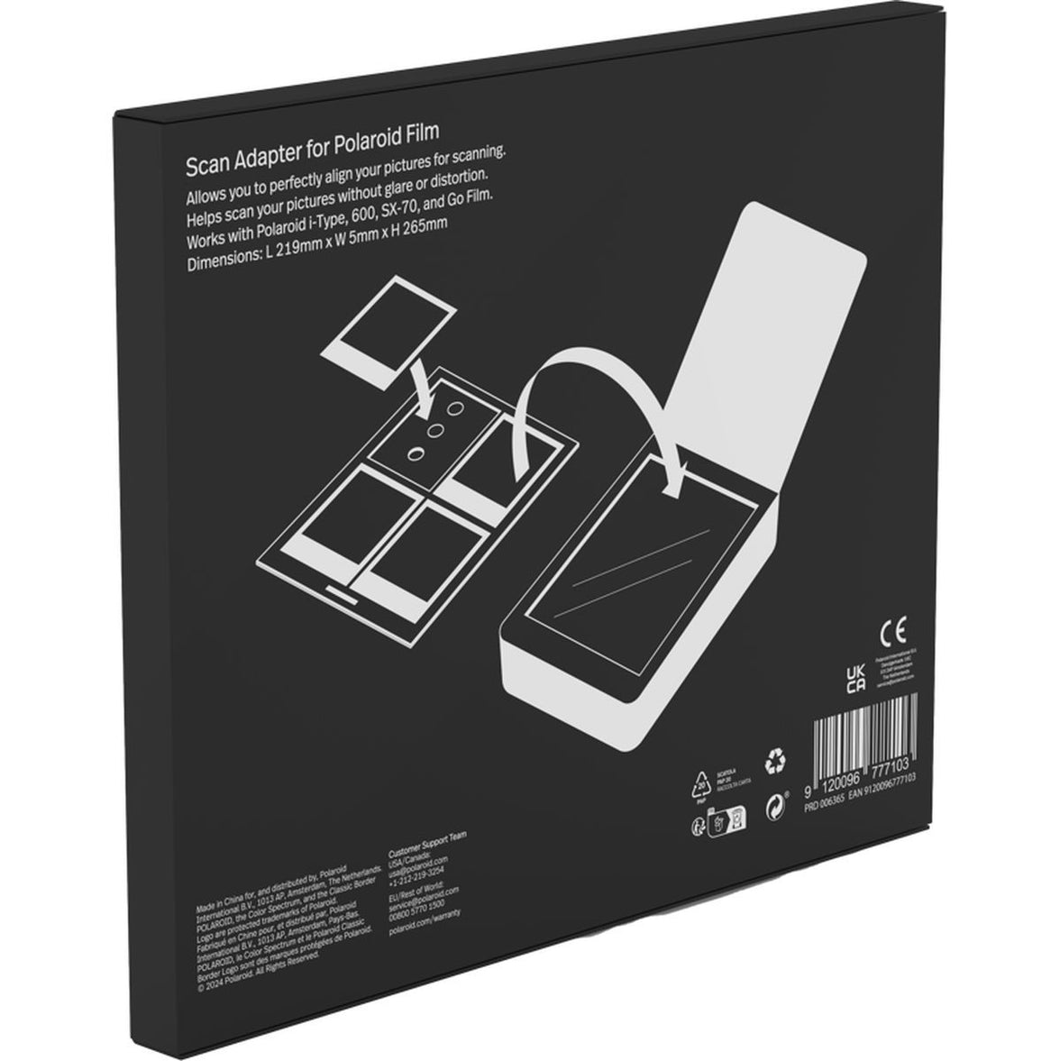 Polaroid Studio Film Scanner Adapter