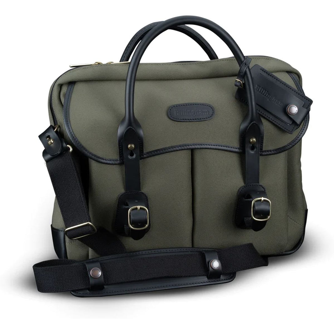 Billingham Thomas Brief Case - Sage Fibrenyte/Black