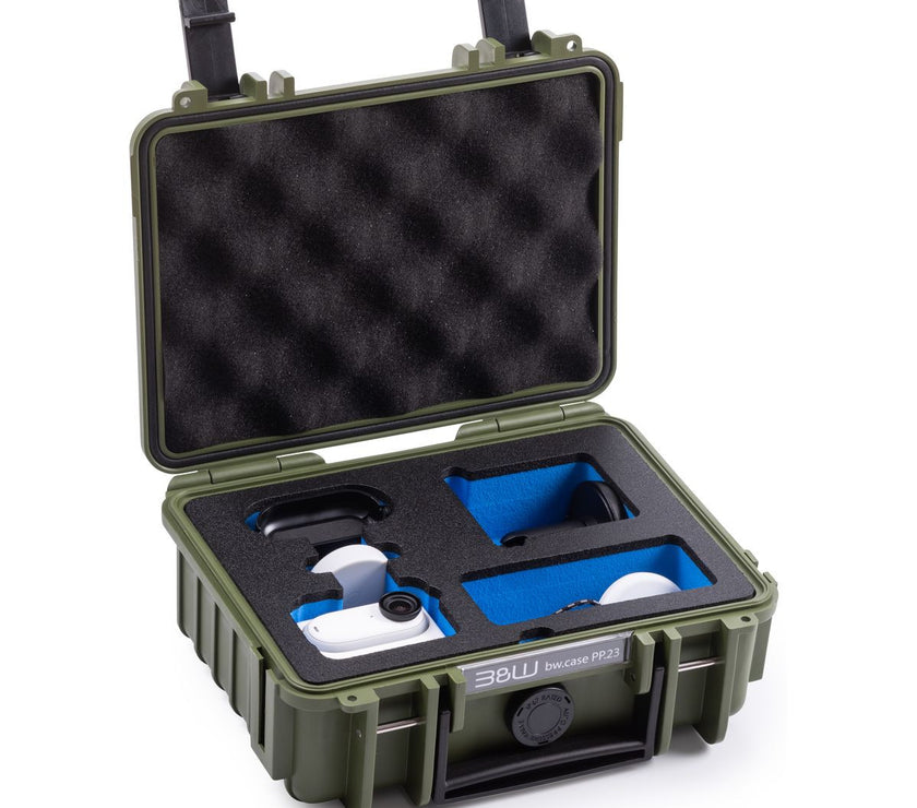 B&W Action Case PP.23 For Insta360 Go 3 - Bronze Green