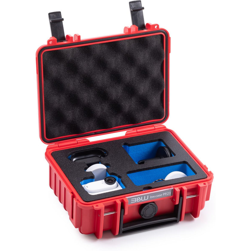 B&W Action Case PP.23 For Insta360 Go 3 - Red