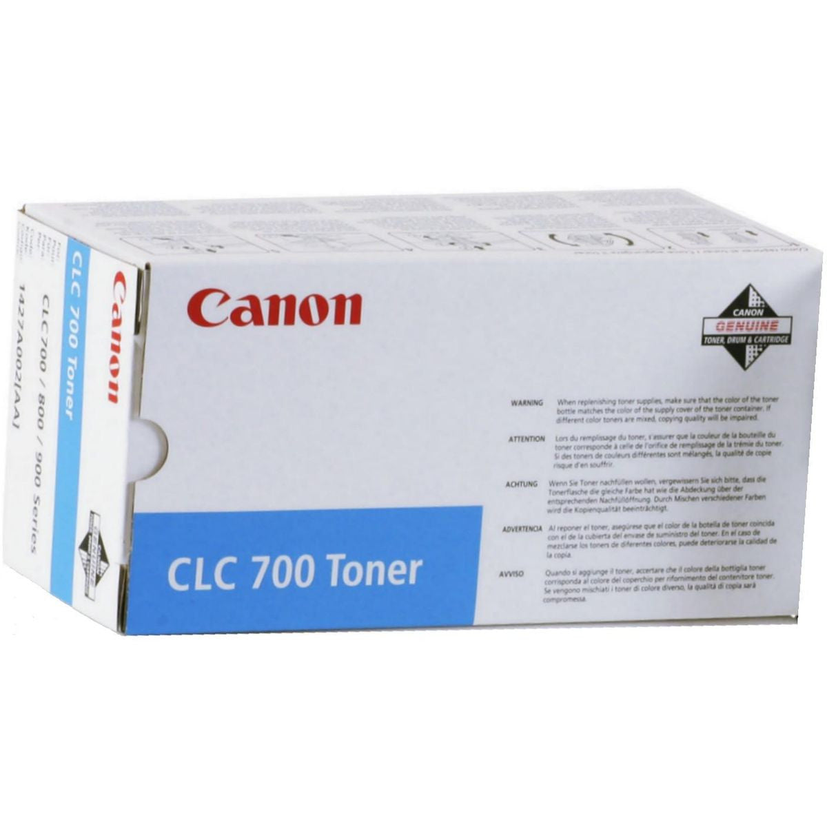 Canon CLC700 Toner Cartridge Cyan Standard Capacity 4.600 PA