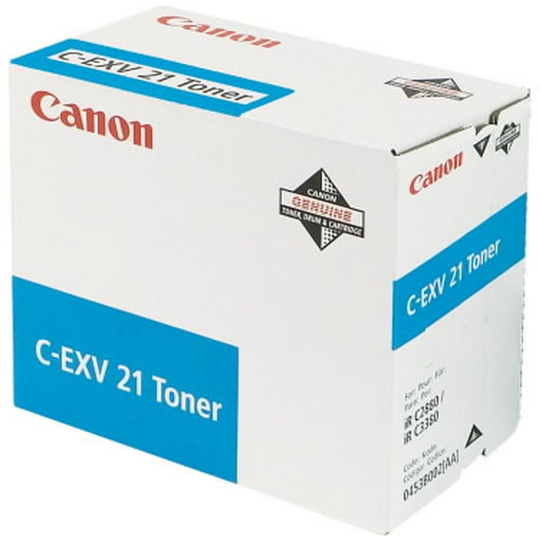 Canon C-EXV 21 Toner Cartridge Cyan Standard Capacity 14.000