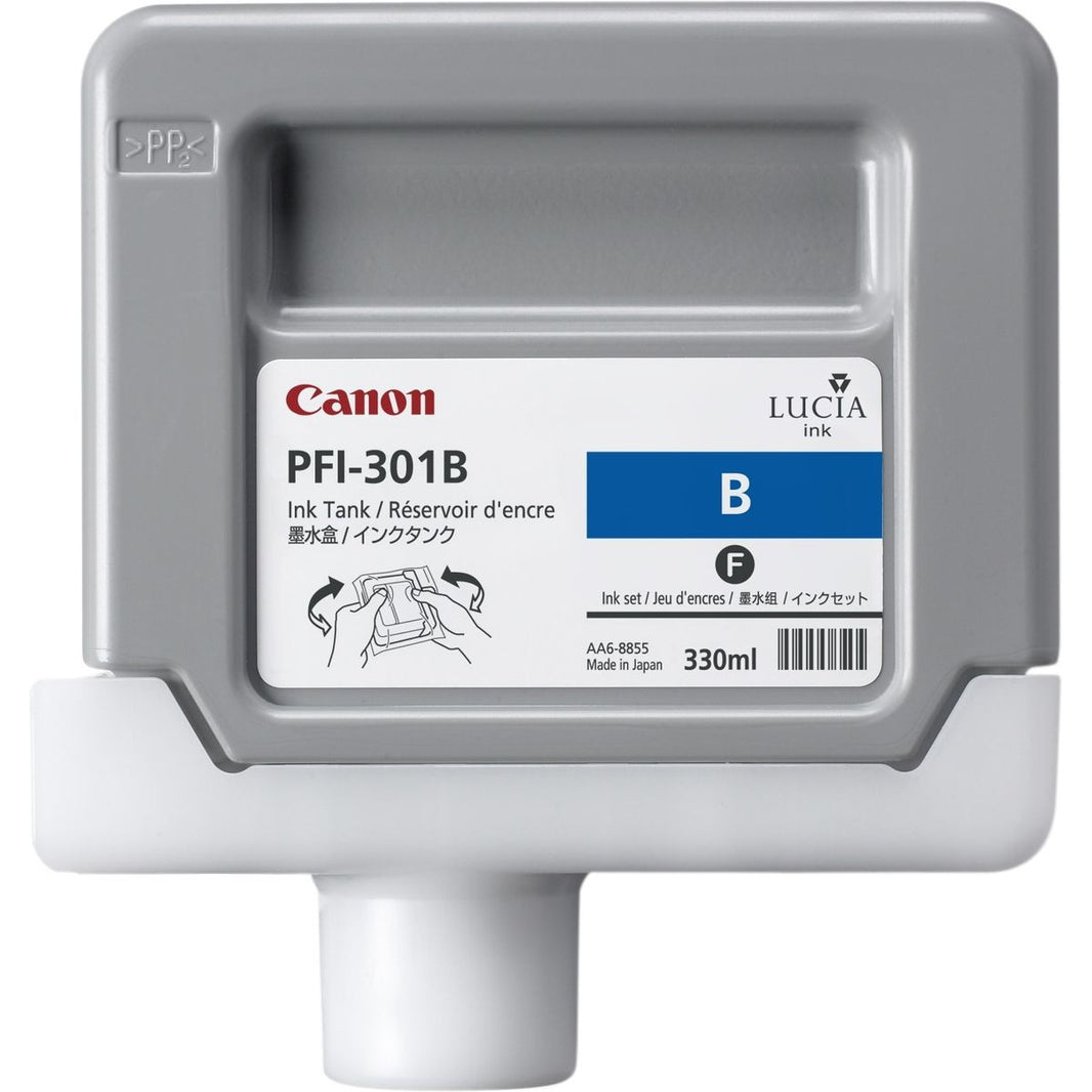 Canon PFI-301B Ink Cartridge Pigment Blue Standard Capacity