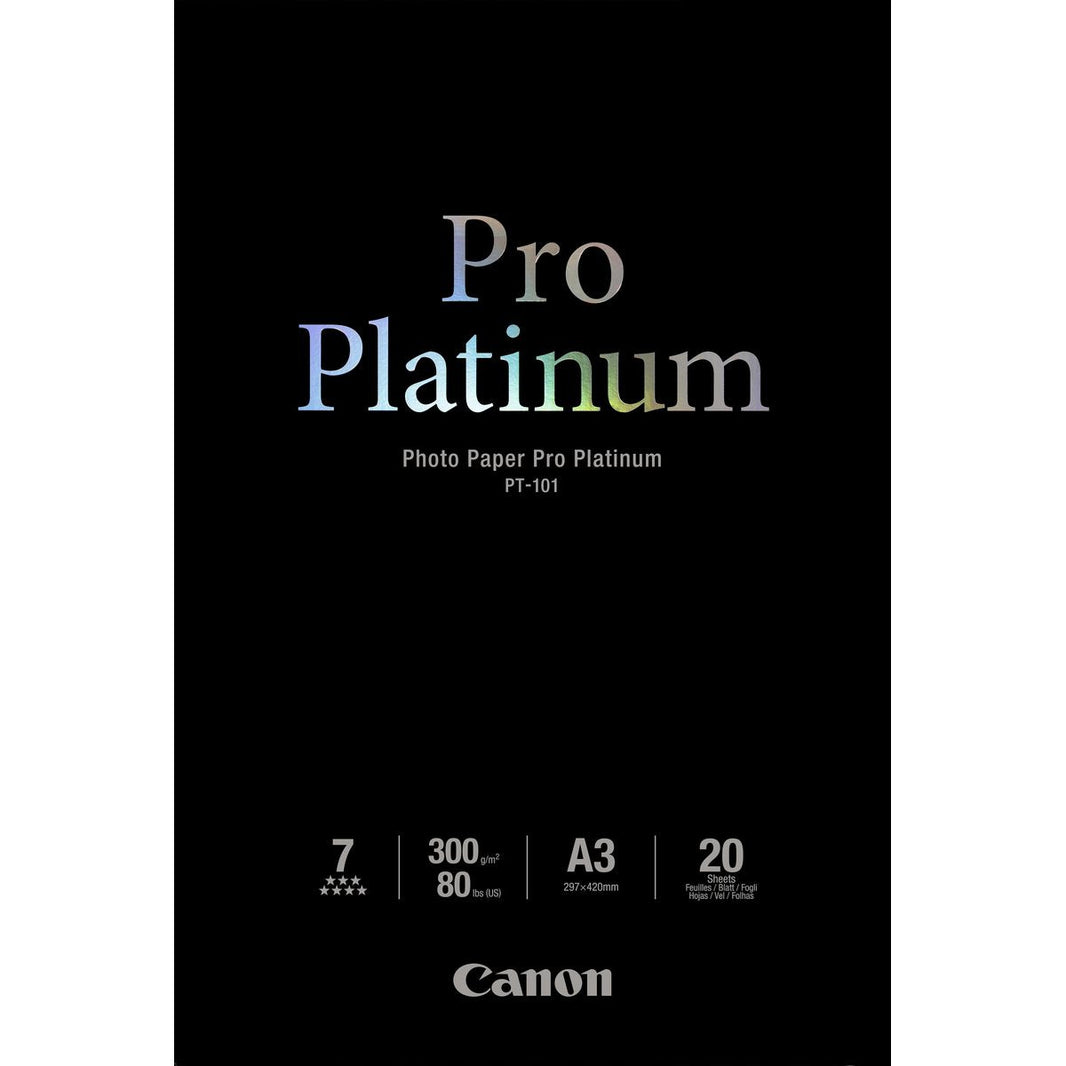 Canon PT-101 Pro Platinum Photo Paper 300G/M2 A3