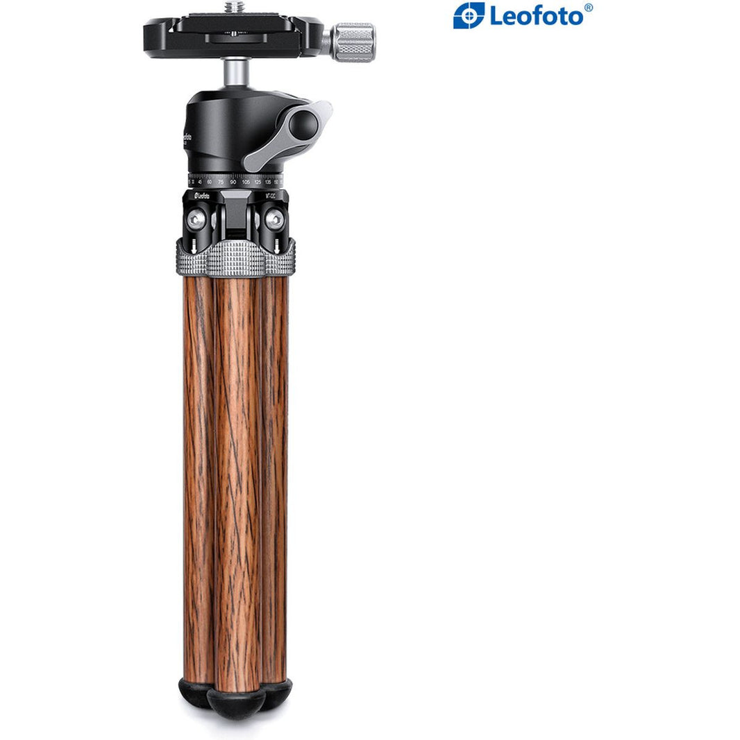 Leofoto MT-02C+LH-22 (Wood) Mini Table Tripod Kit