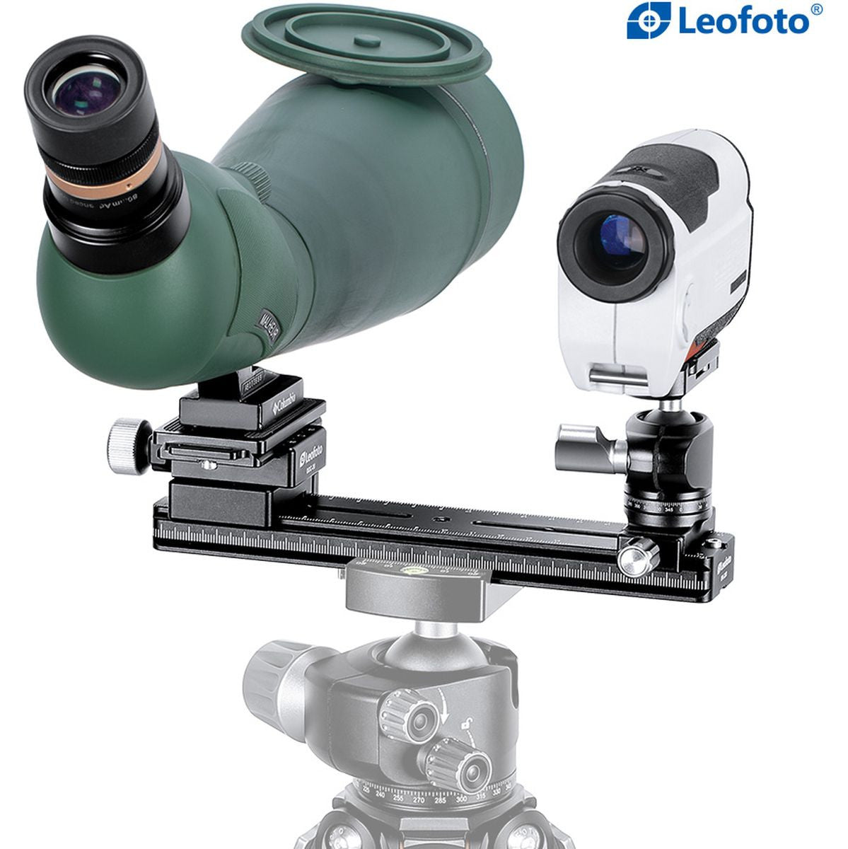 Leofoto FDM-02 Binocular Rangefinder Rail Kit