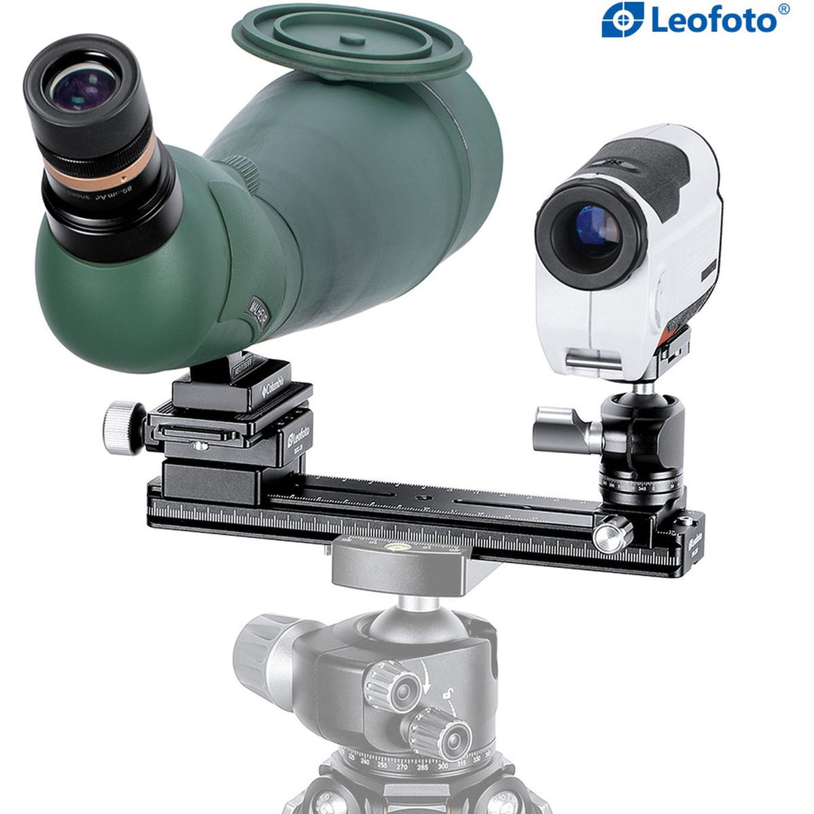 Leofoto FDM-02 Binocular Rangefinder Rail Kit