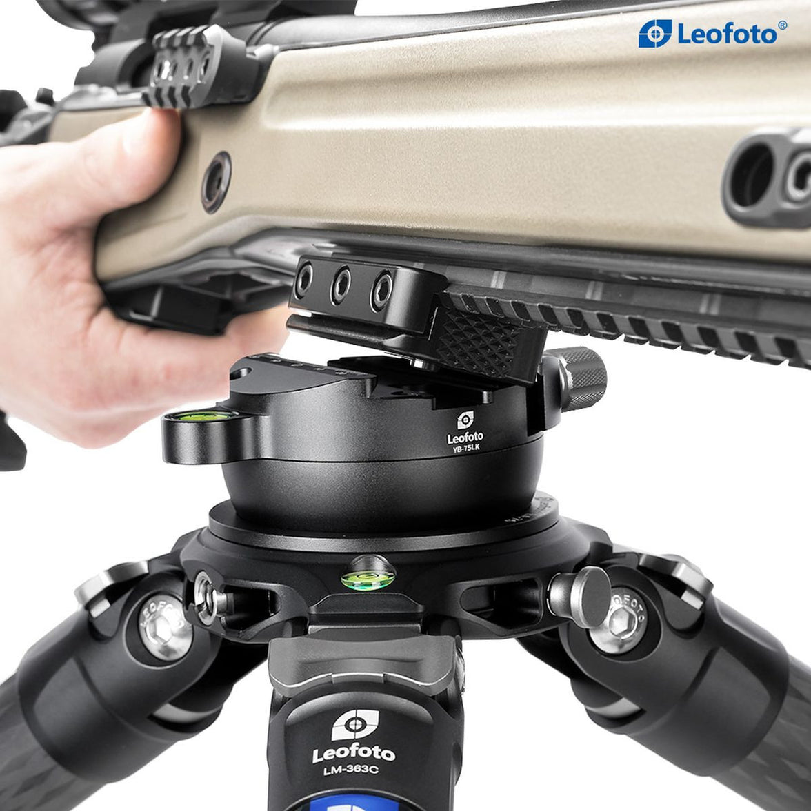 Leofoto YB-75LK Long Handle w/ Clamp
