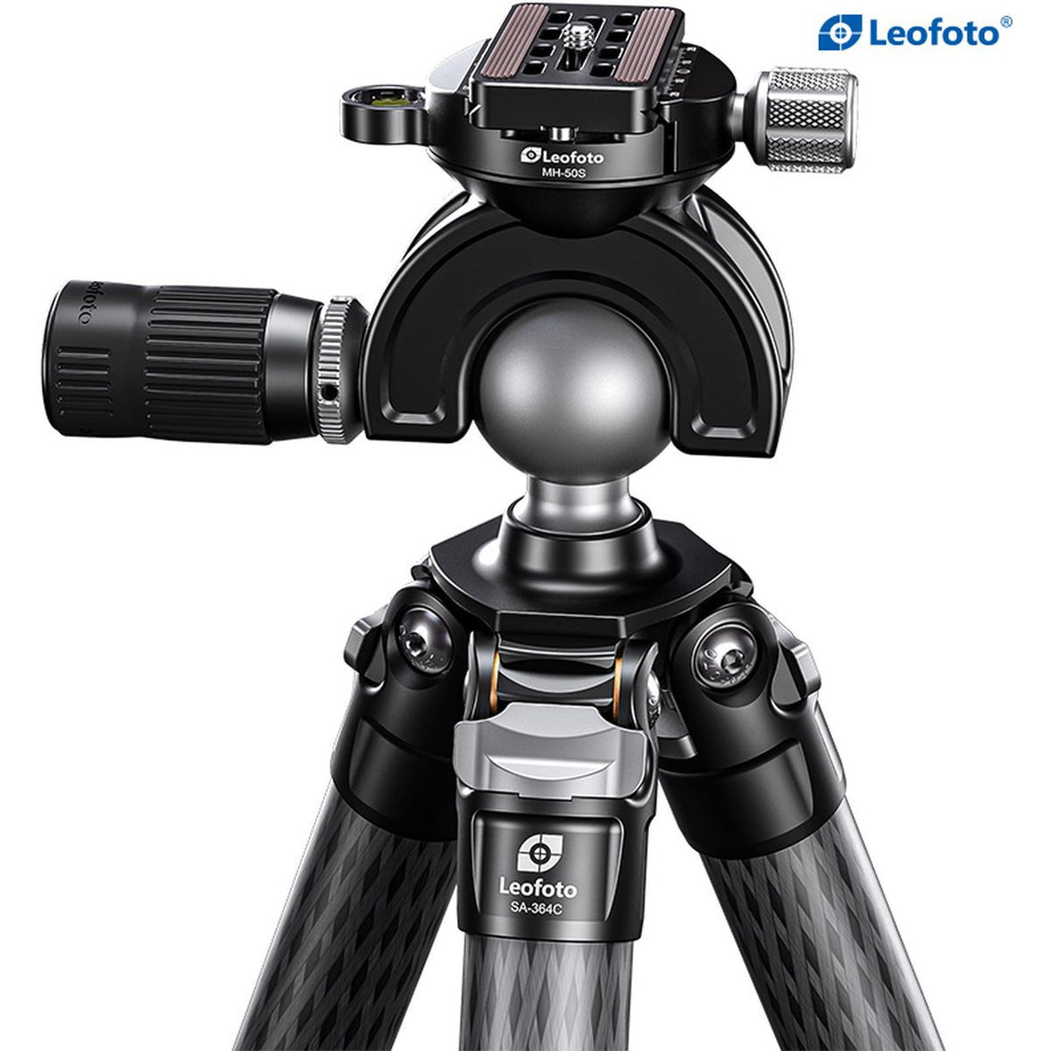 Leofoto SA-364C+MH-50S CNC Tripod Hard Anodize