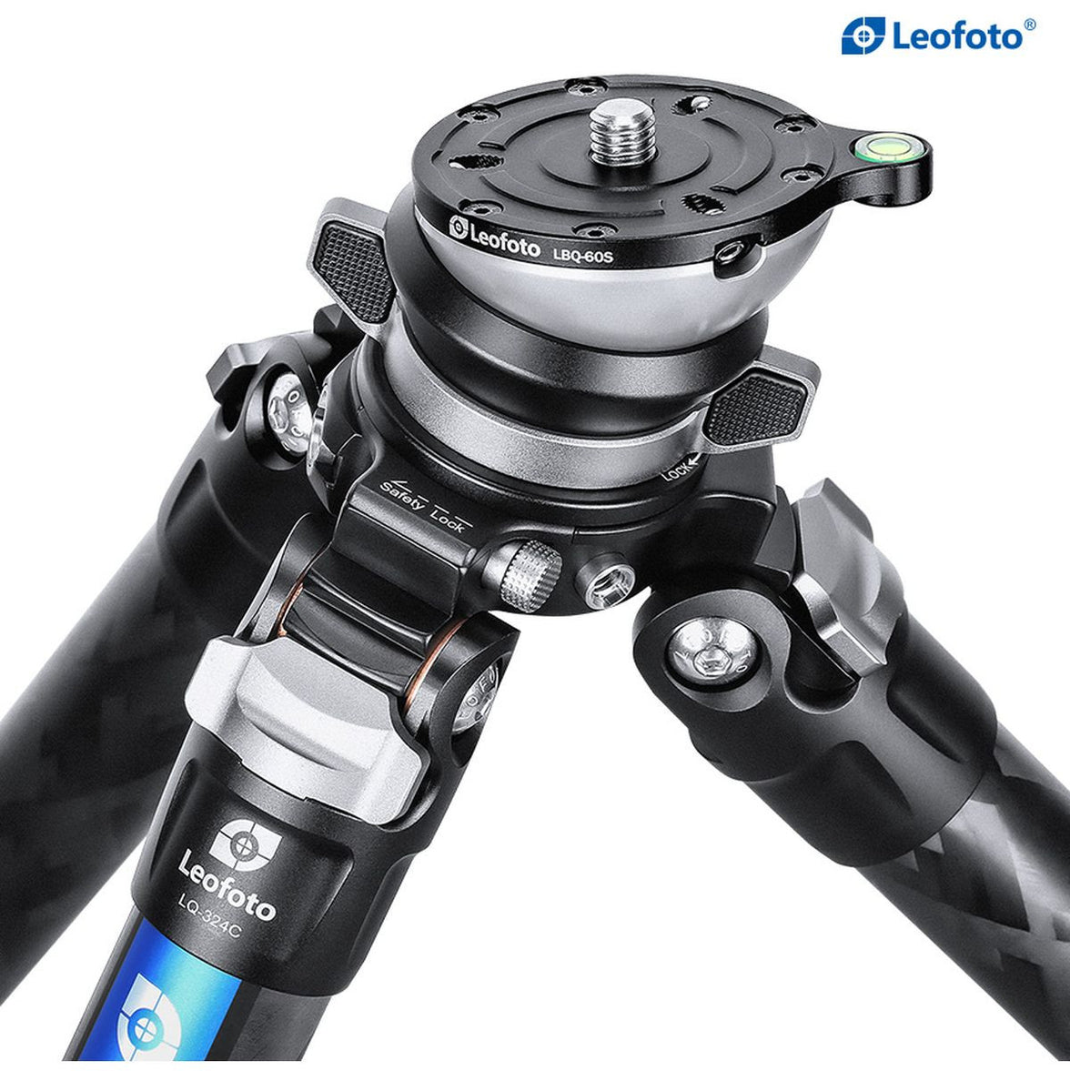 Leofoto LBQ-60S Black Leveling Base