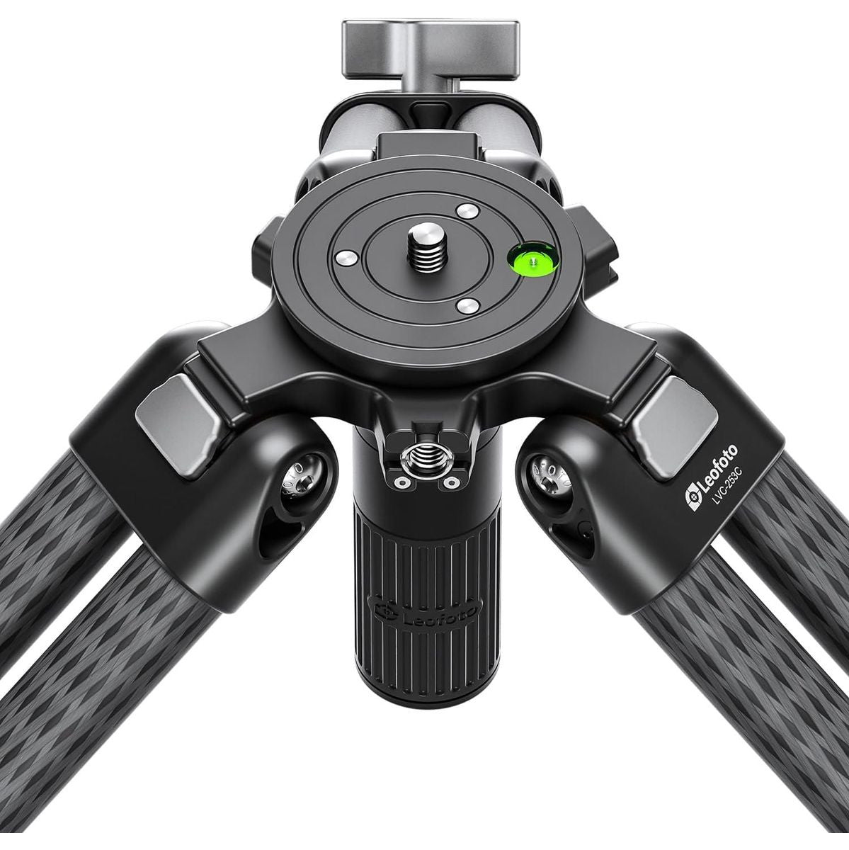 Leofoto LVC-253C+BV-20 Carbon Fiber Twin Leg Tripod