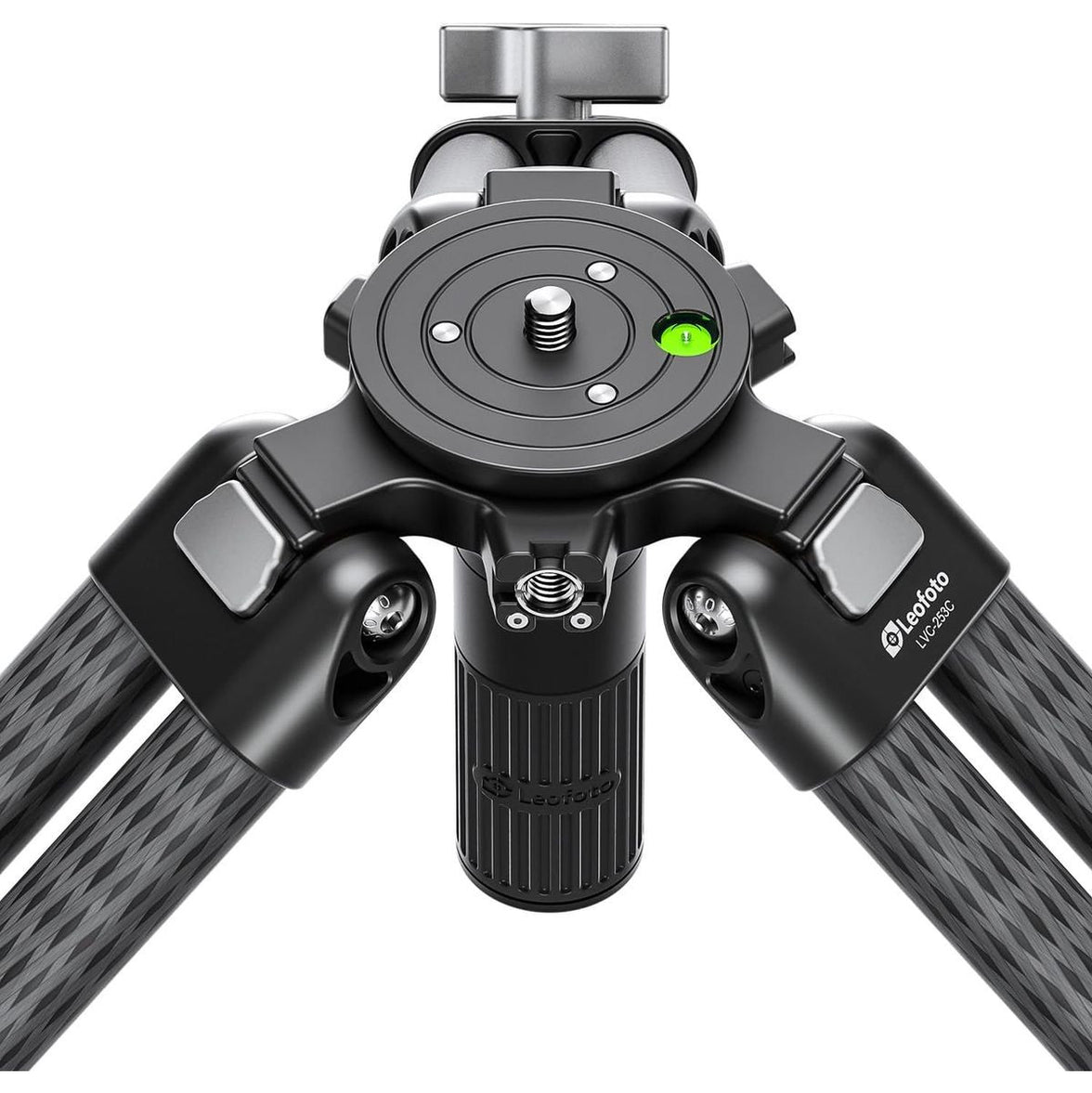 Leofoto LVC-253C+BV-20 Carbon Fiber Twin Leg Tripod
