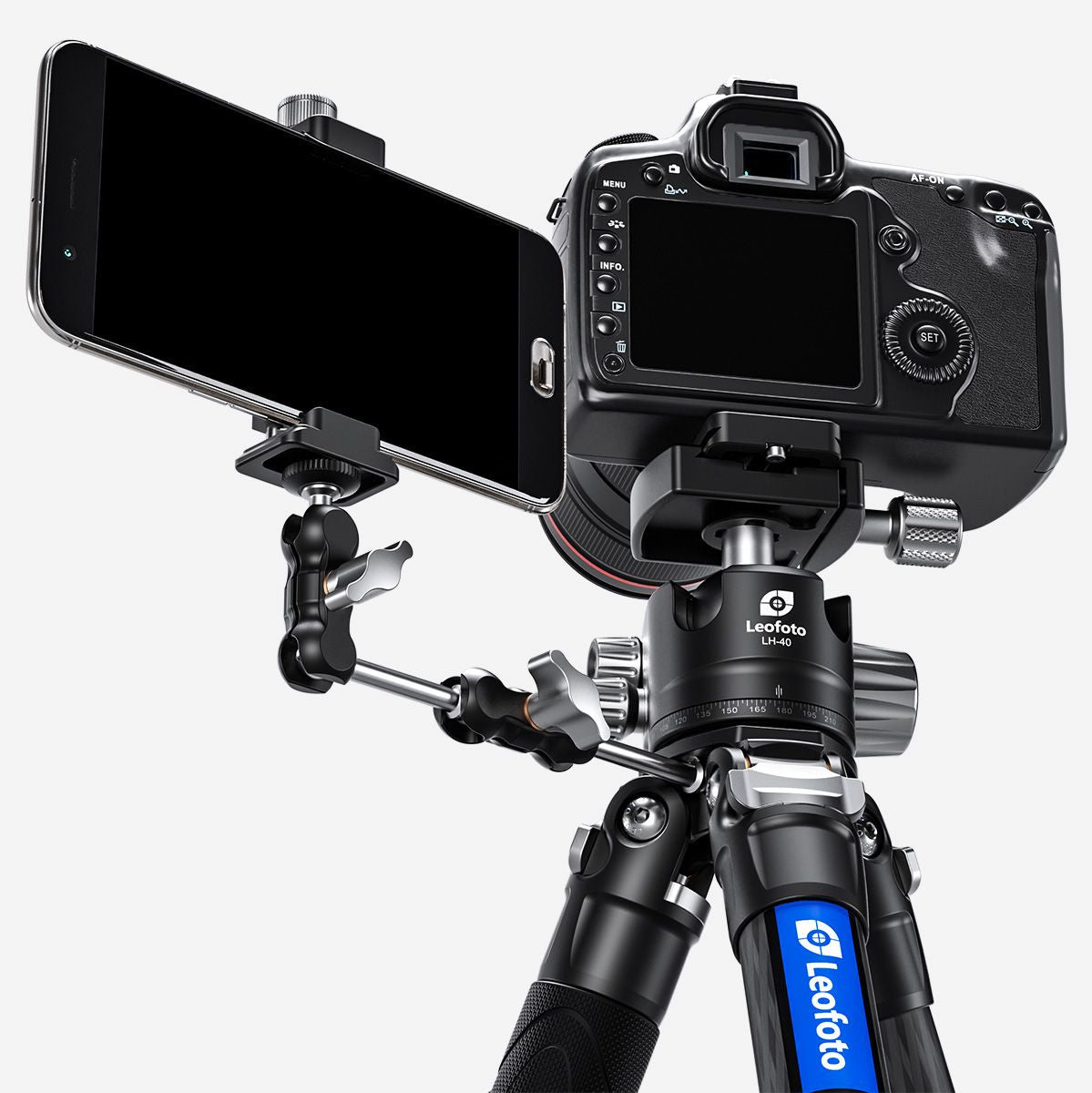 Leofoto LSR-324C+LH-40 CNC Tripod w/ Leveling Base And Panning Clamp