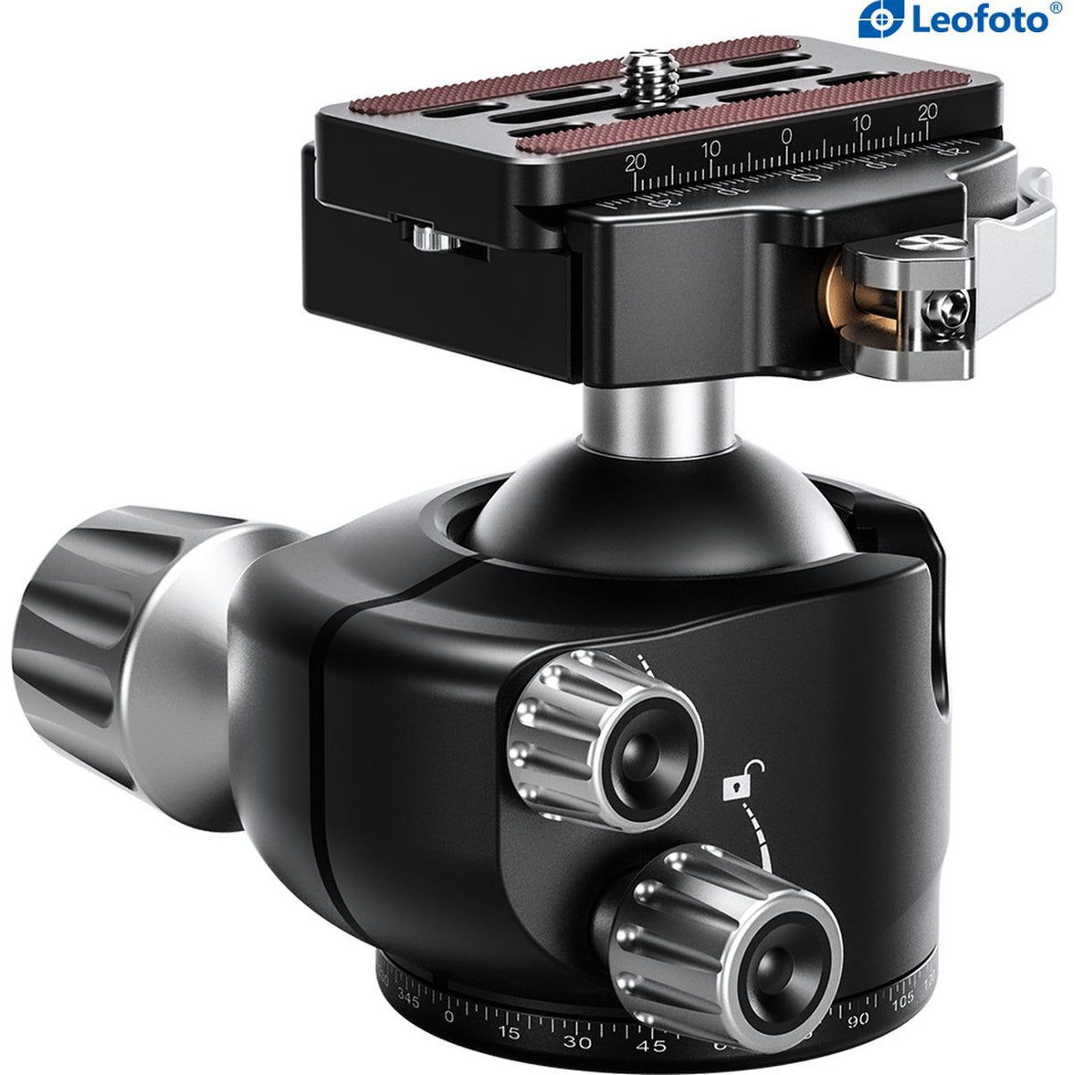Leofoto 47mm Low Center Of Gravity Ball Head(w/ LR-60 Lever Clamp)