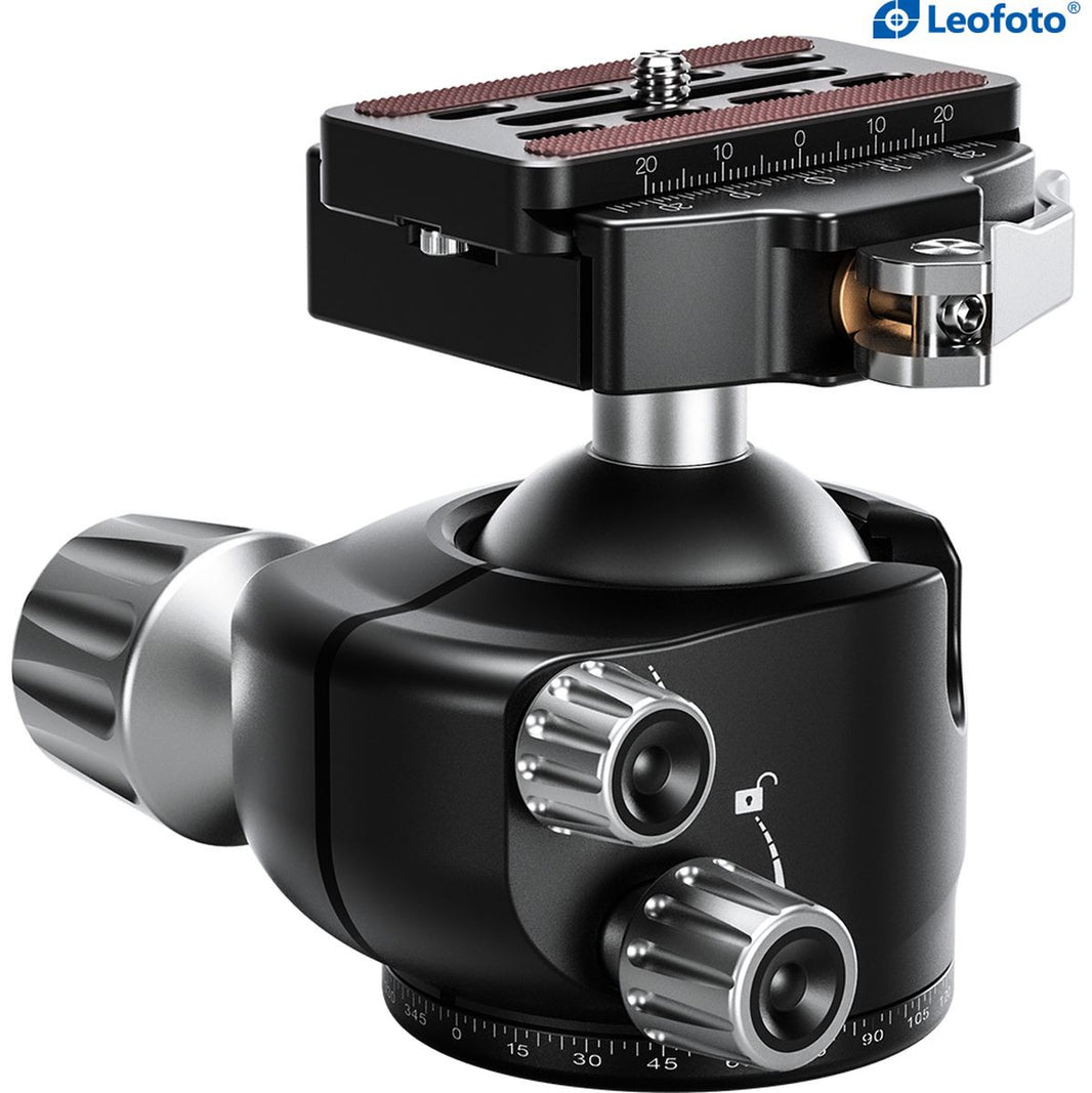 Leofoto 47mm Low Center Of Gravity Ball Head(w/ LR-60 Lever Clamp)