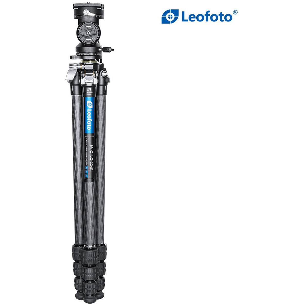 Leofoto Lo-224C+BV-1R CNC Tripod Hard Anodize