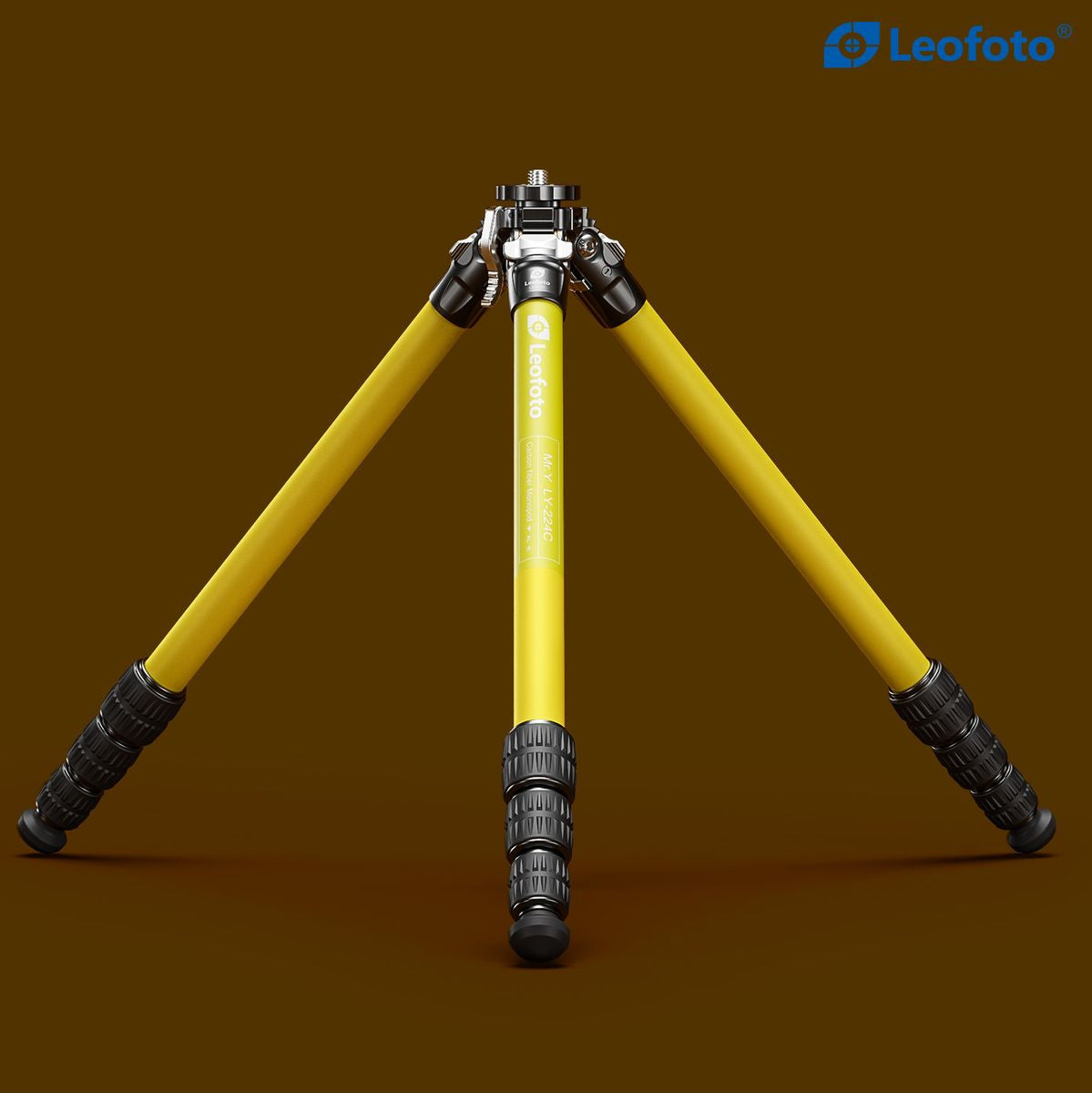Leofoto LY-224C+BV-0R+LB-38 Yellow CNC Tripod