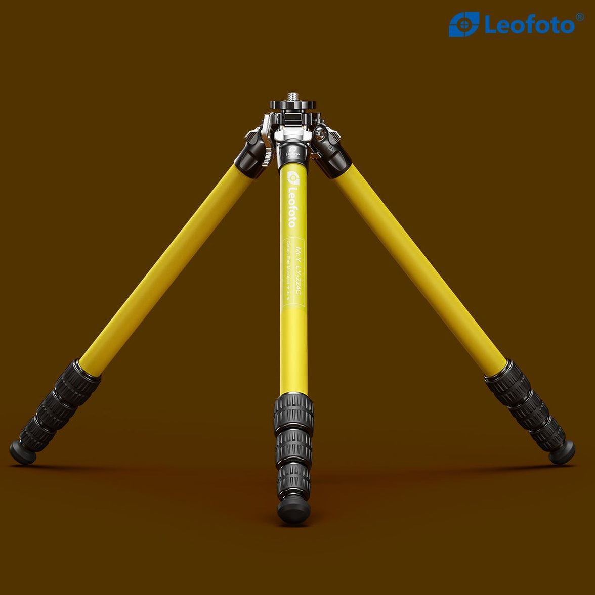 Leofoto LY-224C+BV-0R+LB-38 Yellow CNC Tripod