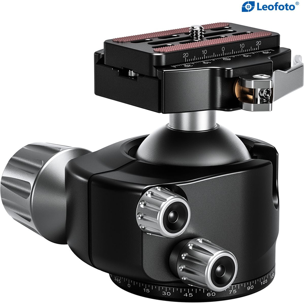 Leofoto LH-55LR (w/ LR-70 Clamp) 55mm Low Center Of Gravity Ball Head