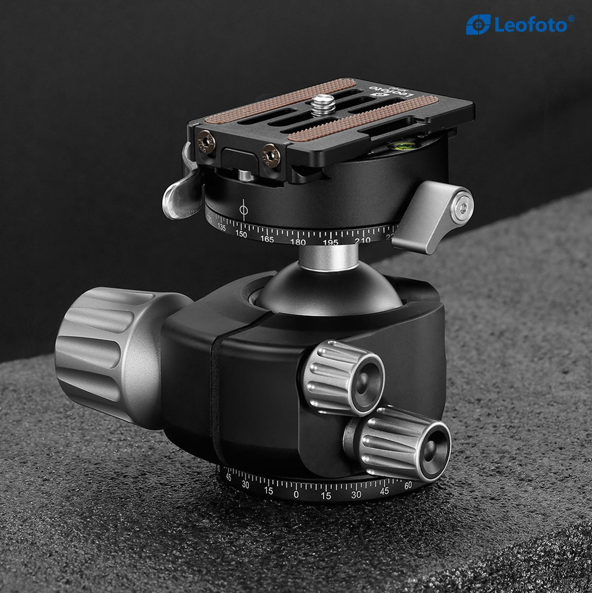 Leofoto 40mm Low Profile Ball Head (Panning Clamp w/ Quick Release Lock System)