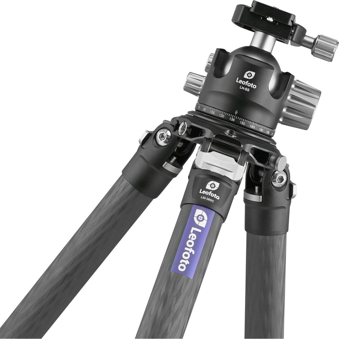 Leofoto LM-364C+LH-55 CNC Tripod Hard Anodize