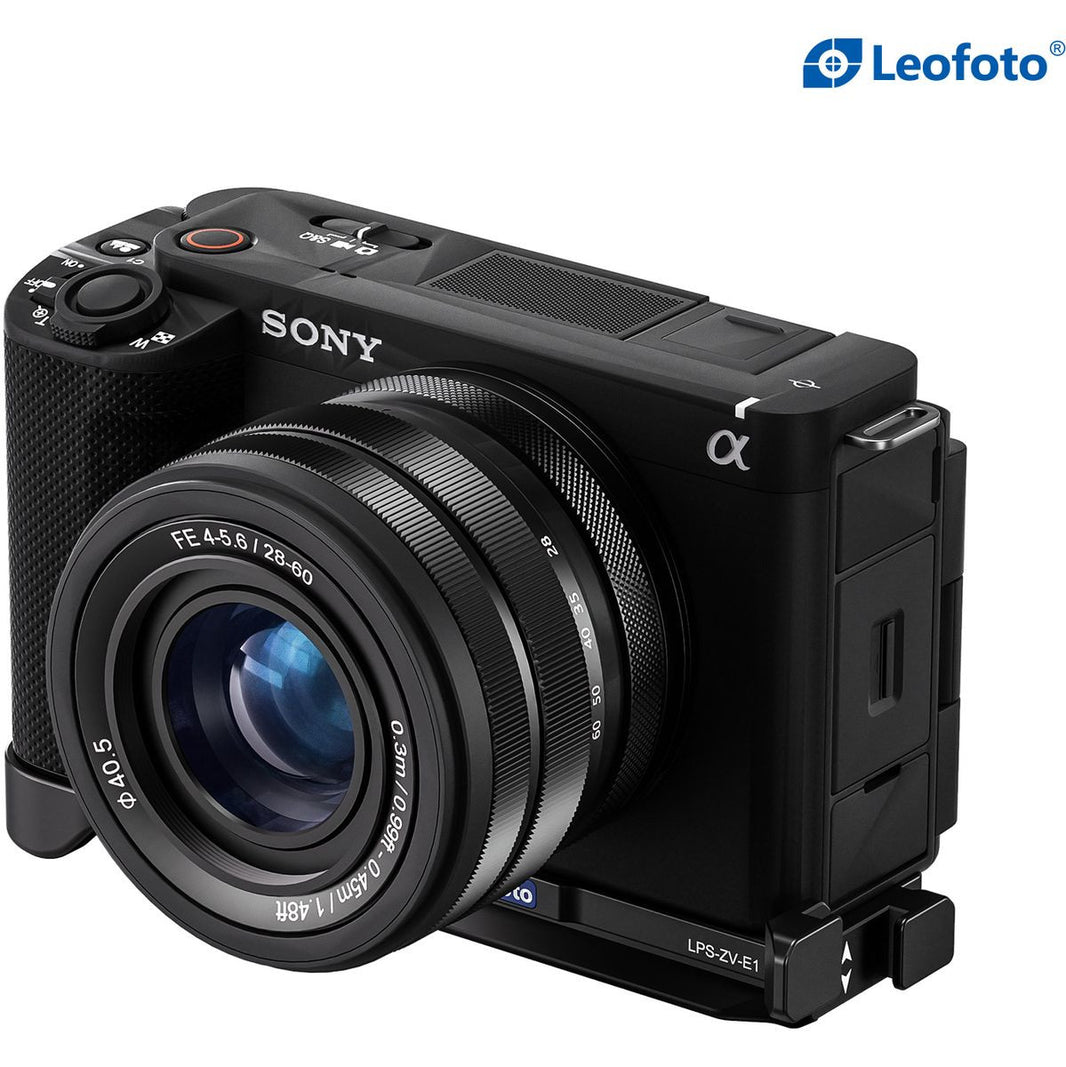 Leofoto LPS-ZV-E1 Black L Plate For Sony ZV-E1