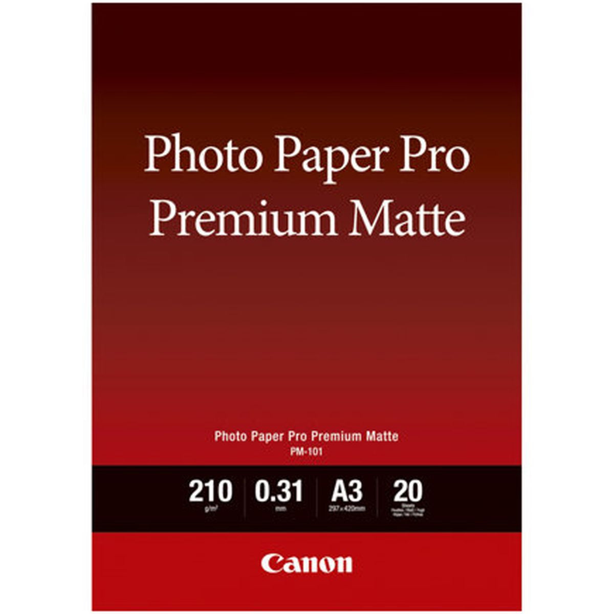 Canon Photo Paper Premium Matte A3 20 Sheets