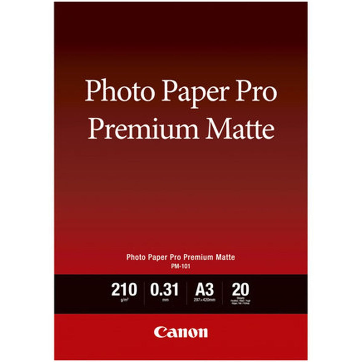 Canon Photo Paper Premium Matte A3 20 Sheets