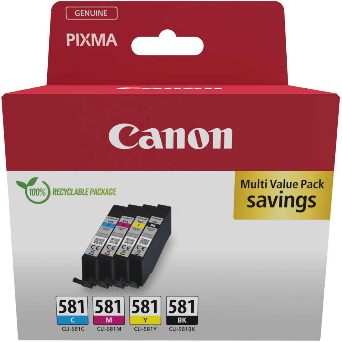 Canon CLI-581 C/M/Y/BK Multi Sec