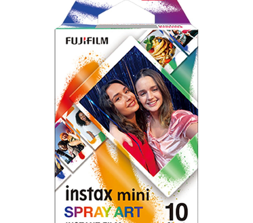 Fuji Instax Mini Film Spray Art 1x10
