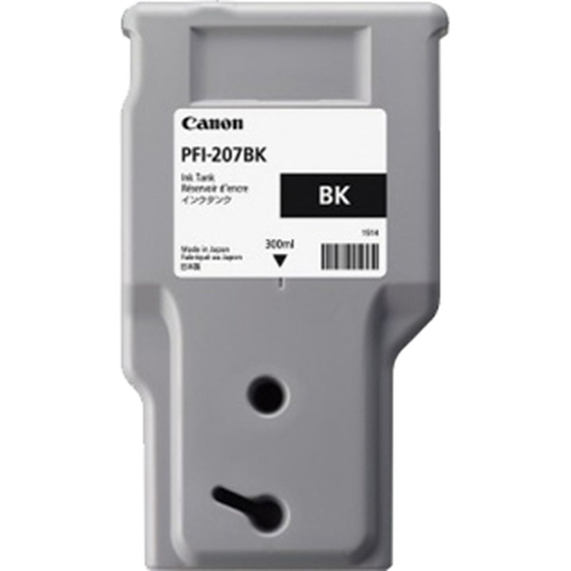 Canon PFI-207BK Ink Cartridge Black Standard Capacity 300ml