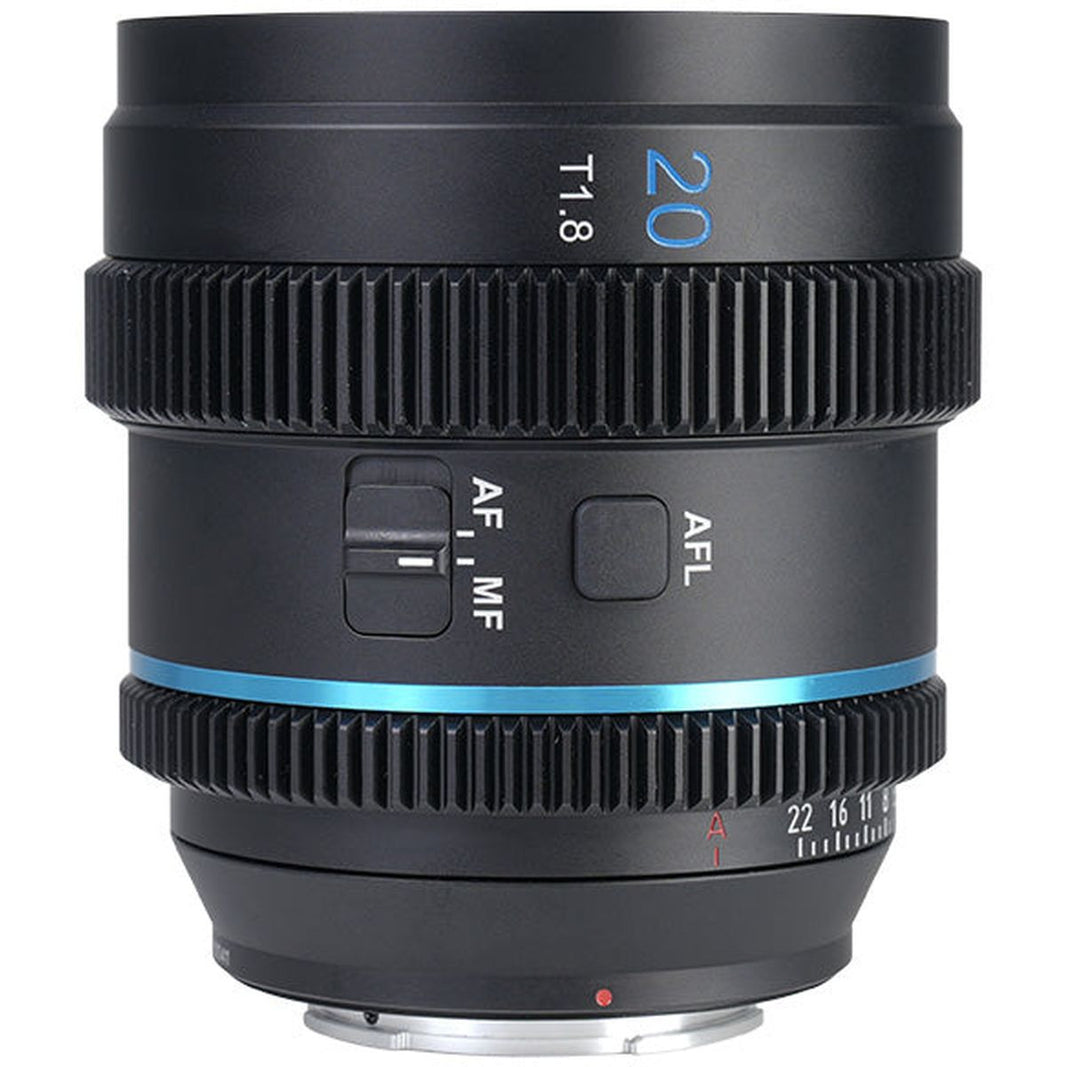 Sirui 20mm T1.8 1.33X S35 AF Anamorphic Lens (E Mount Blue Flare)