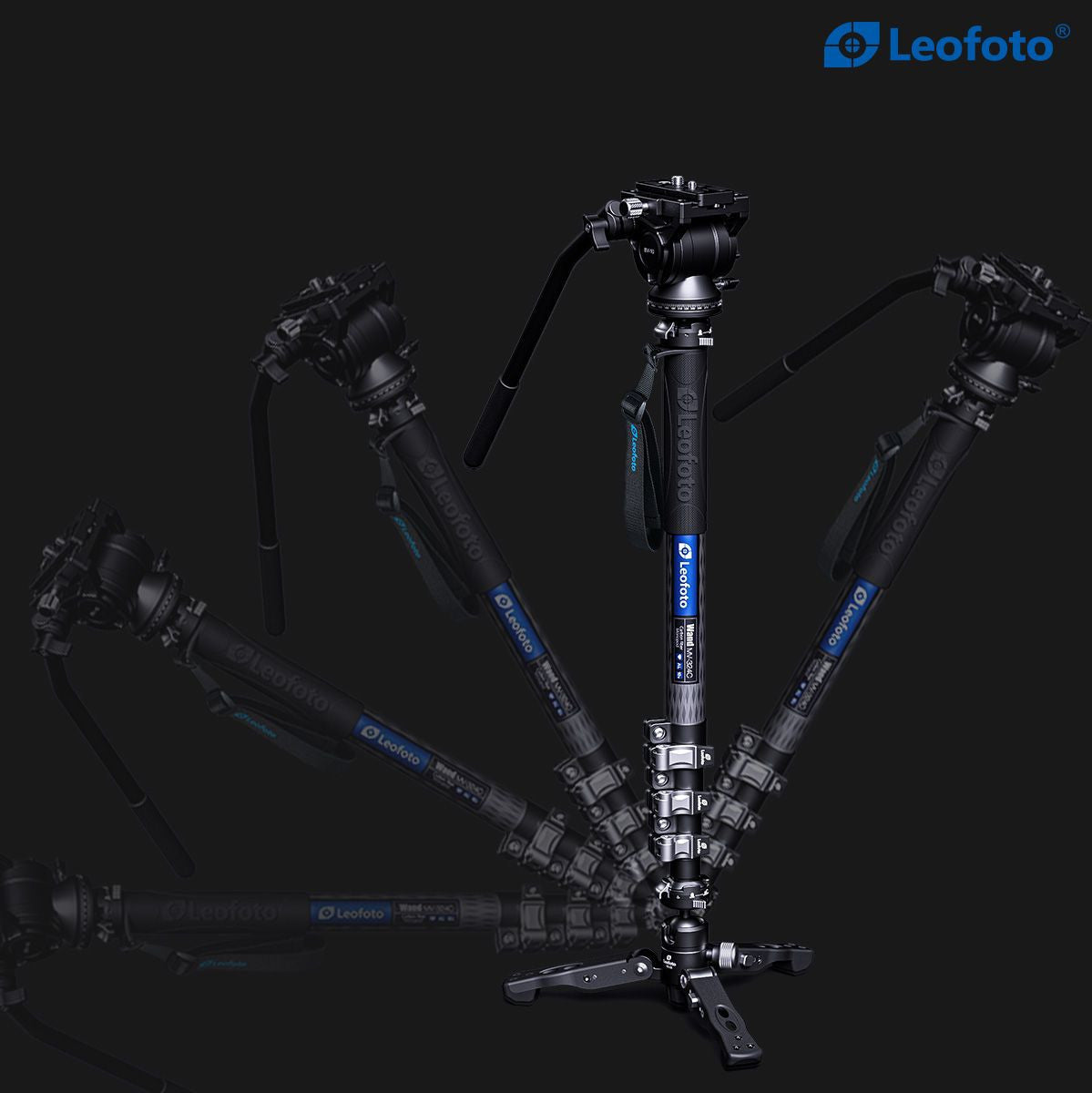 Leofoto MV-324CL+BV-10 Carbon Fiber Tubes: 32/28/25/22mm