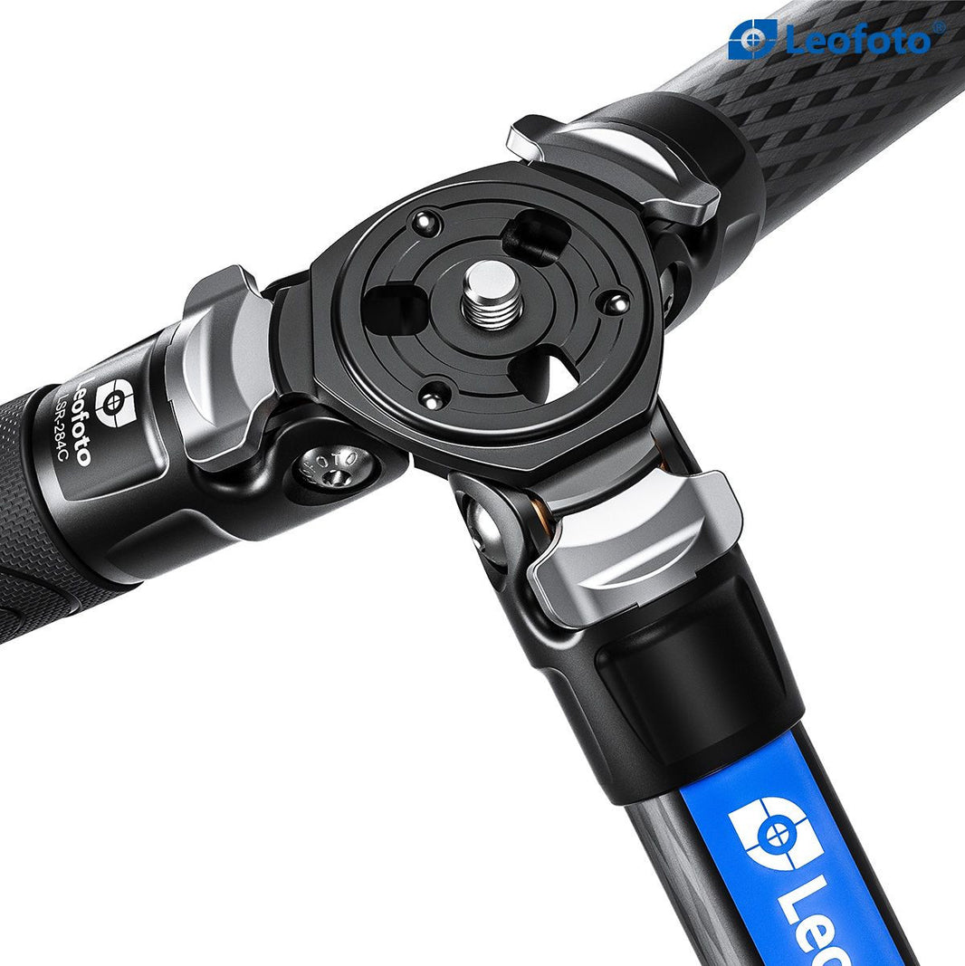 Leofoto LSR-284C CNC Tripod w/ Leveling Base And Panning Clamp