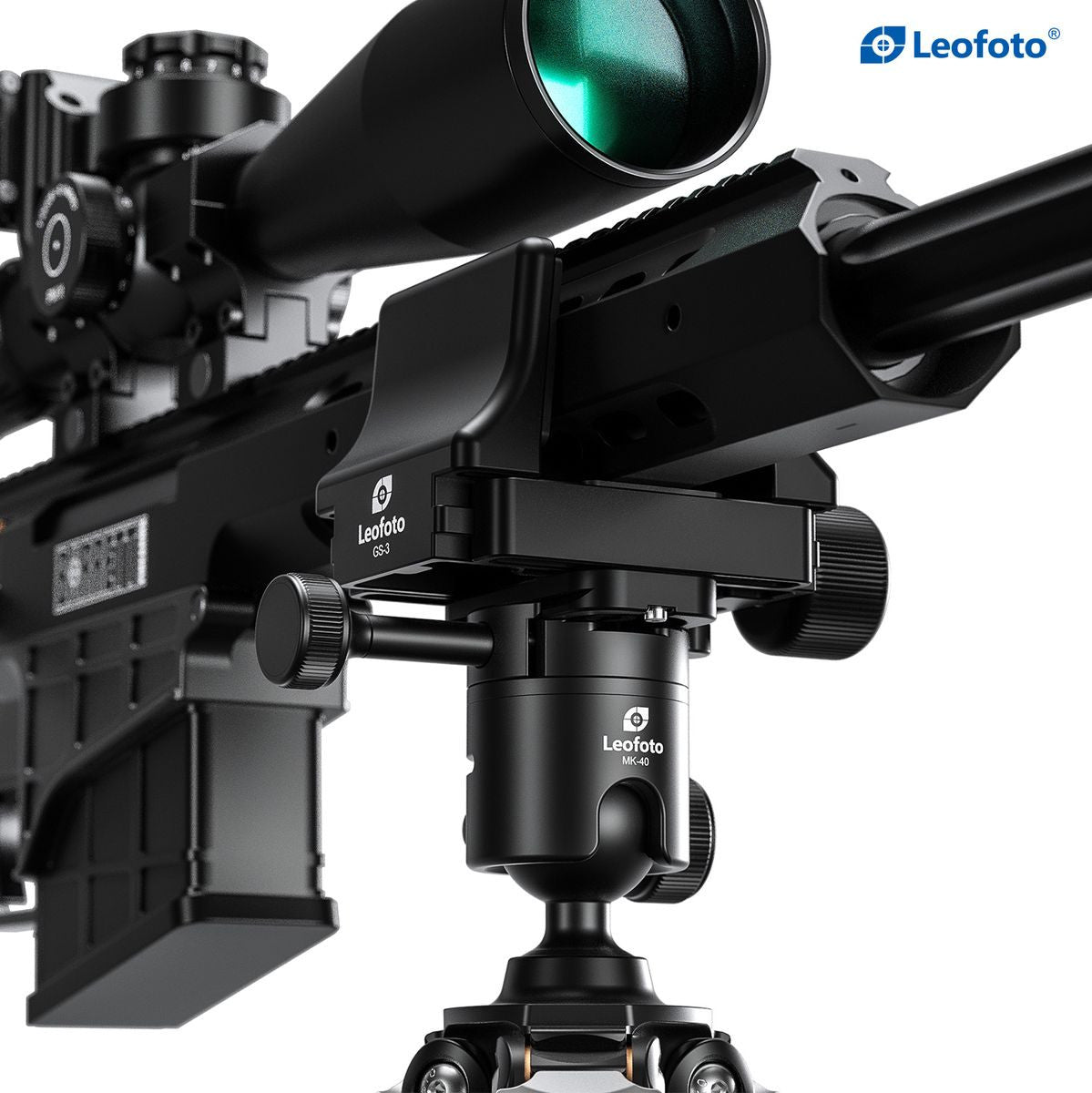 Leofoto SA-324CL+MK-40+GS-3 CNC Tripod Hard Anodize
