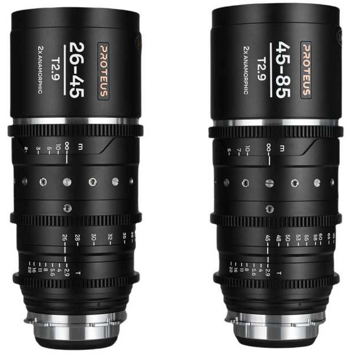 Laowa Proteus Zoom Bundle (26-45 & 45-85mm) - Silver - PL + EF
