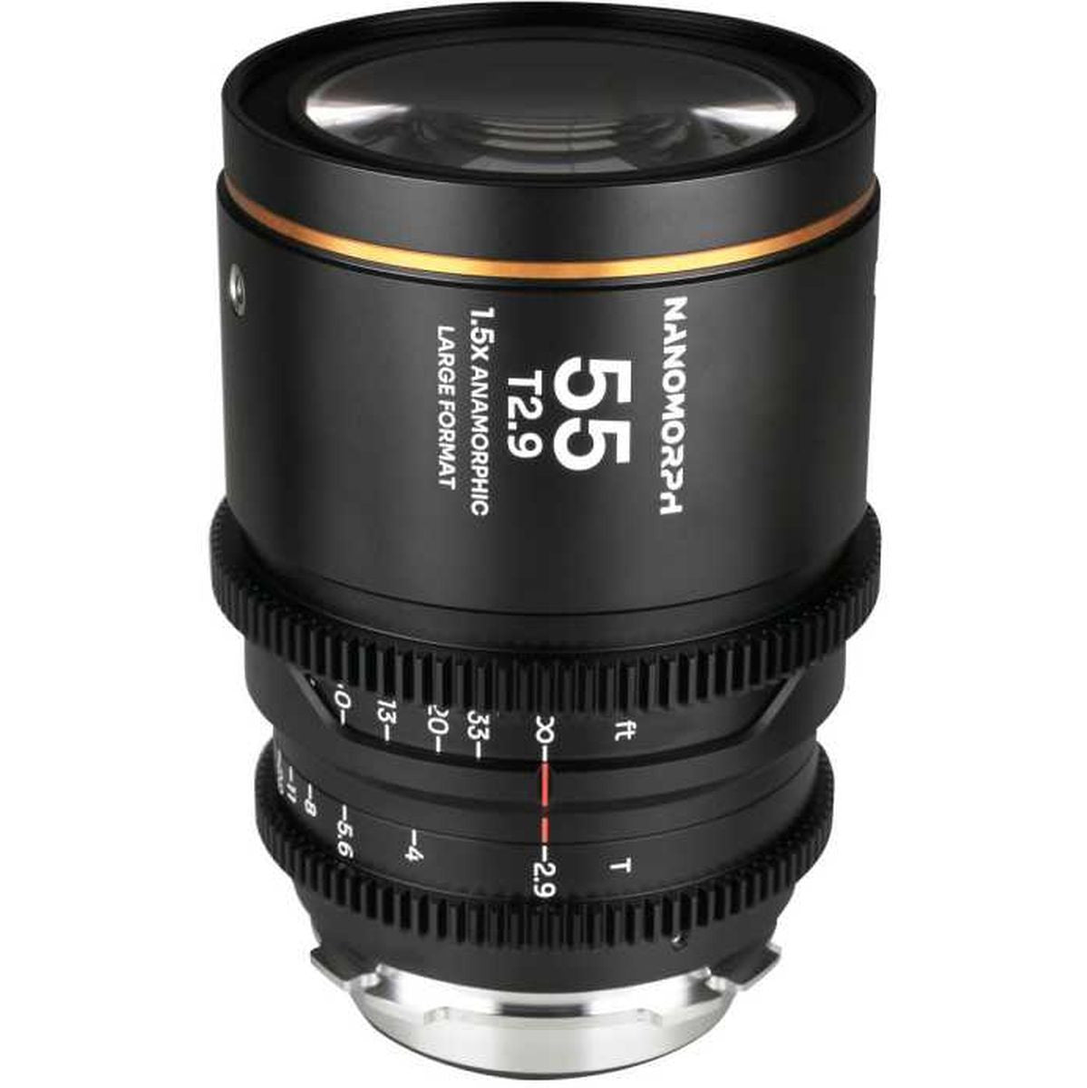 Laowa Nanomorph 55mm T2.9 1.5X LF (Amber) PL/EF (Lao-55-LF-PL-A)
