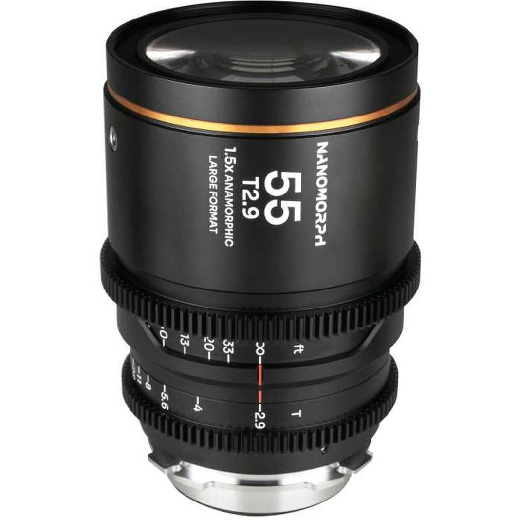 Laowa Nanomorph 55mm T2.9 1.5X LF (Amber) PL/EF (Lao-55-LF-PL-A)