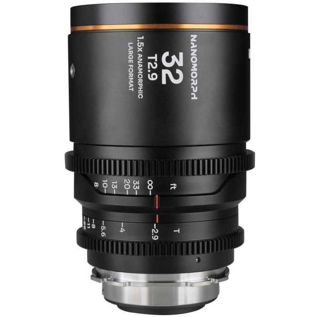 Laowa Nanomorph 32mm T2.9 1.5X LF (Amber) PL/EF (Lao-32-LF-PL-A)