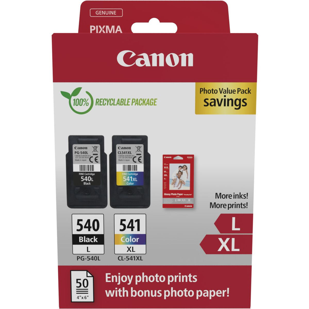 Canon PG540L/CL541XL PVP