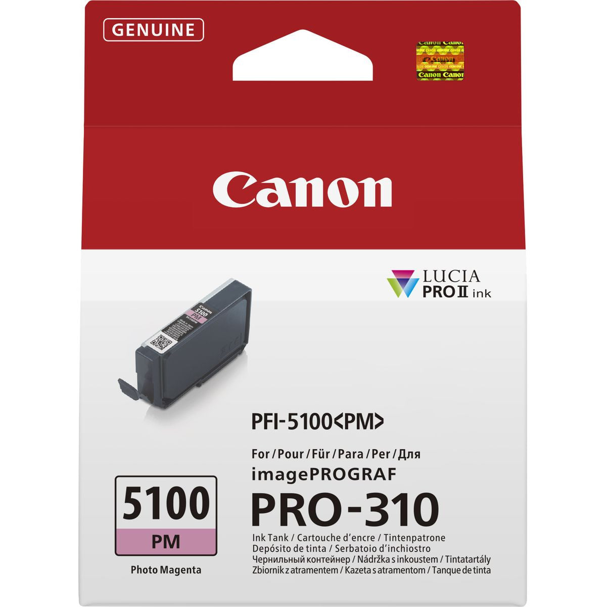 Canon Ink PFI-5100 PM Eur Photo Magenta Ink Ta