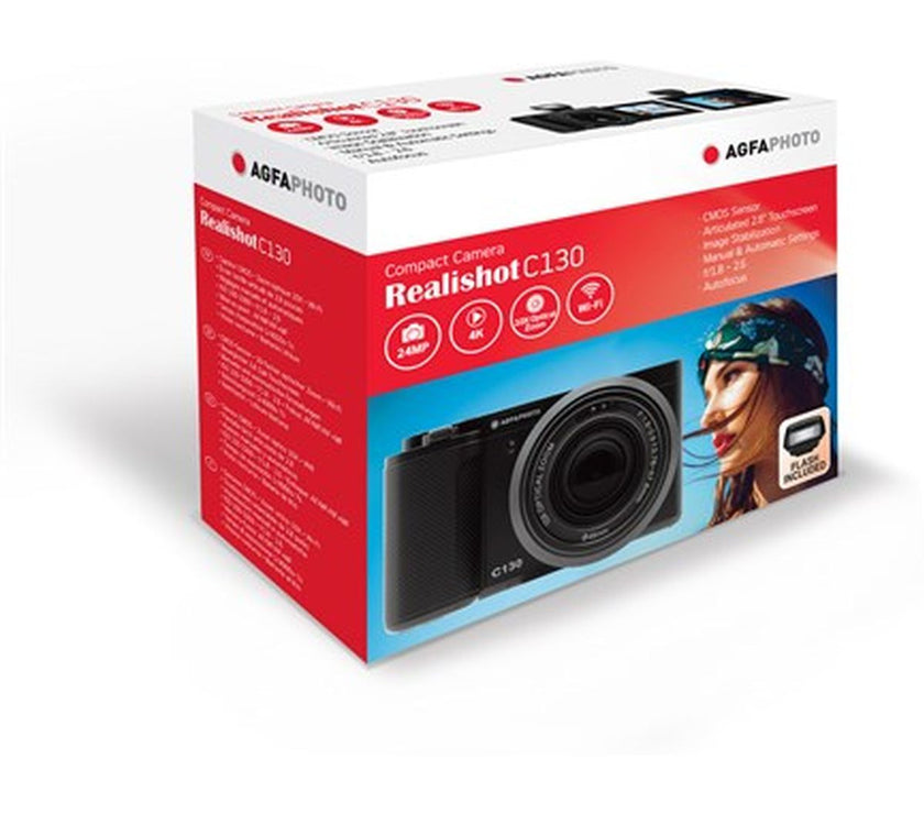 Agfa Agfaphoto Compact Cam C130 10X Opt Zoom Tiltable Scherm