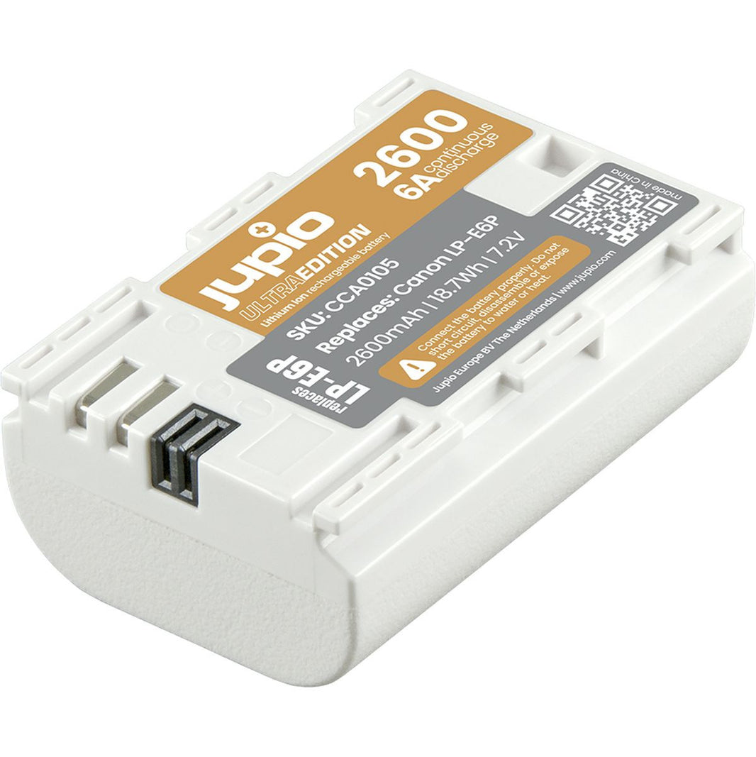 Jupio LP-E6P Ultra 2600mAh (6A Continuous Discharge) 18.7WH