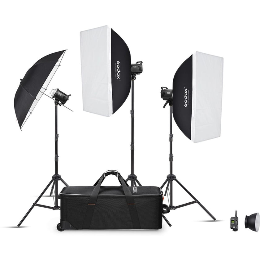 Godox MS200V-D Trio Studio Flash Kit
