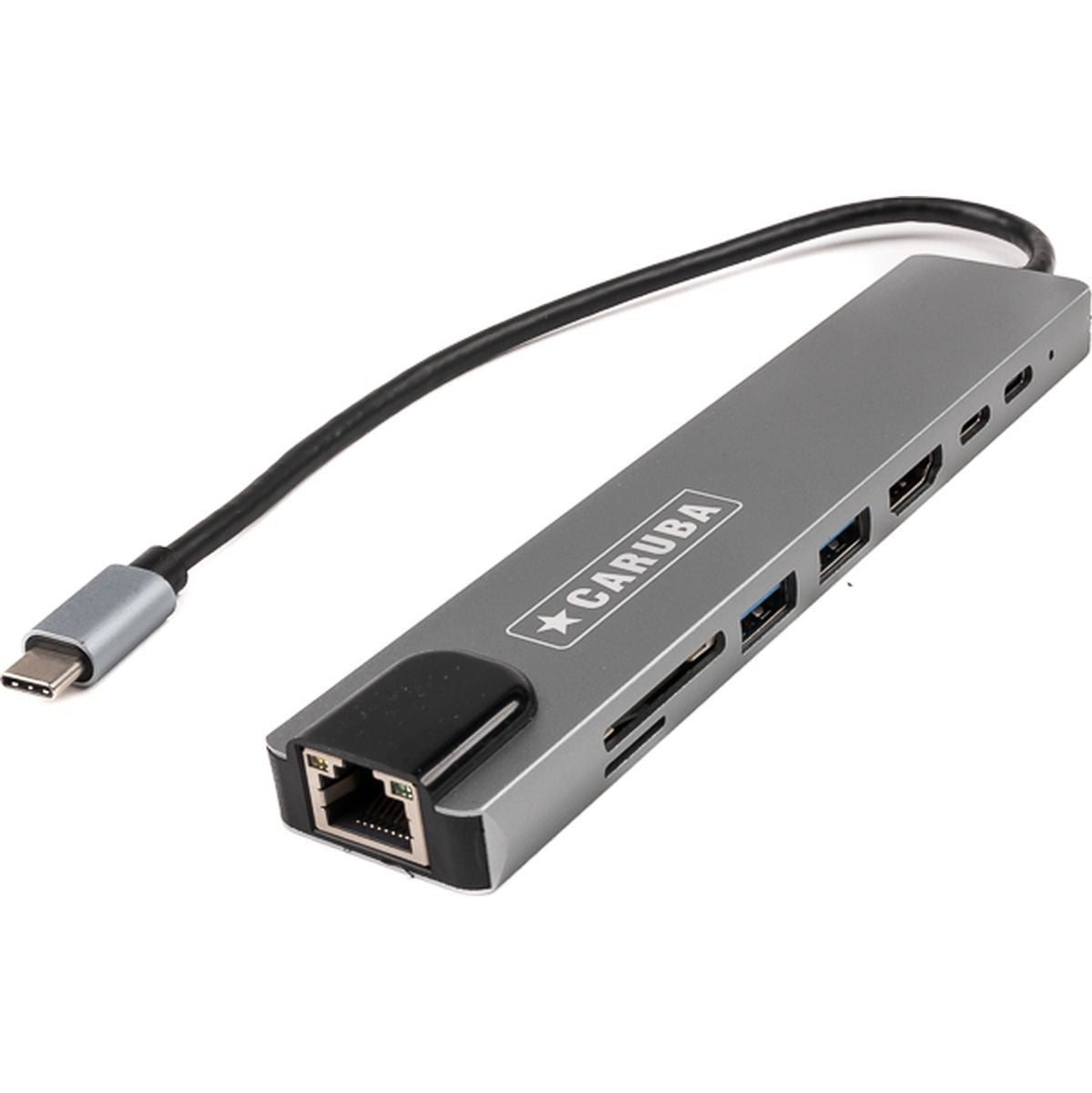 Caruba 8-IN-1 USB-C Hub w/ Ethernet